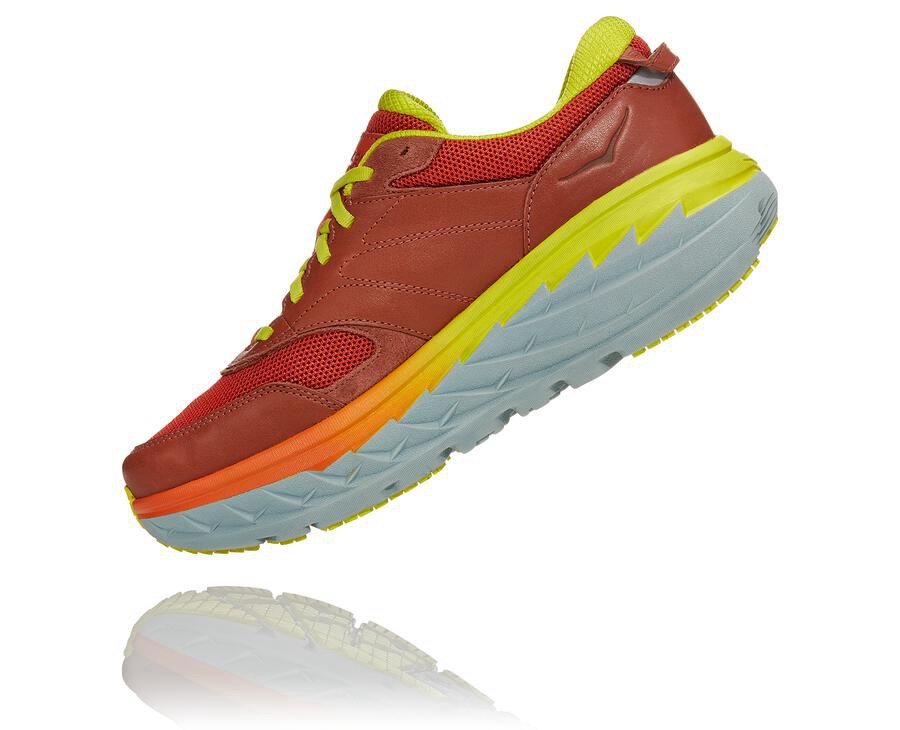 Hoka One One Koşu Ayakkabısı Erkek Kırmızı - Bondi L - BC2705193